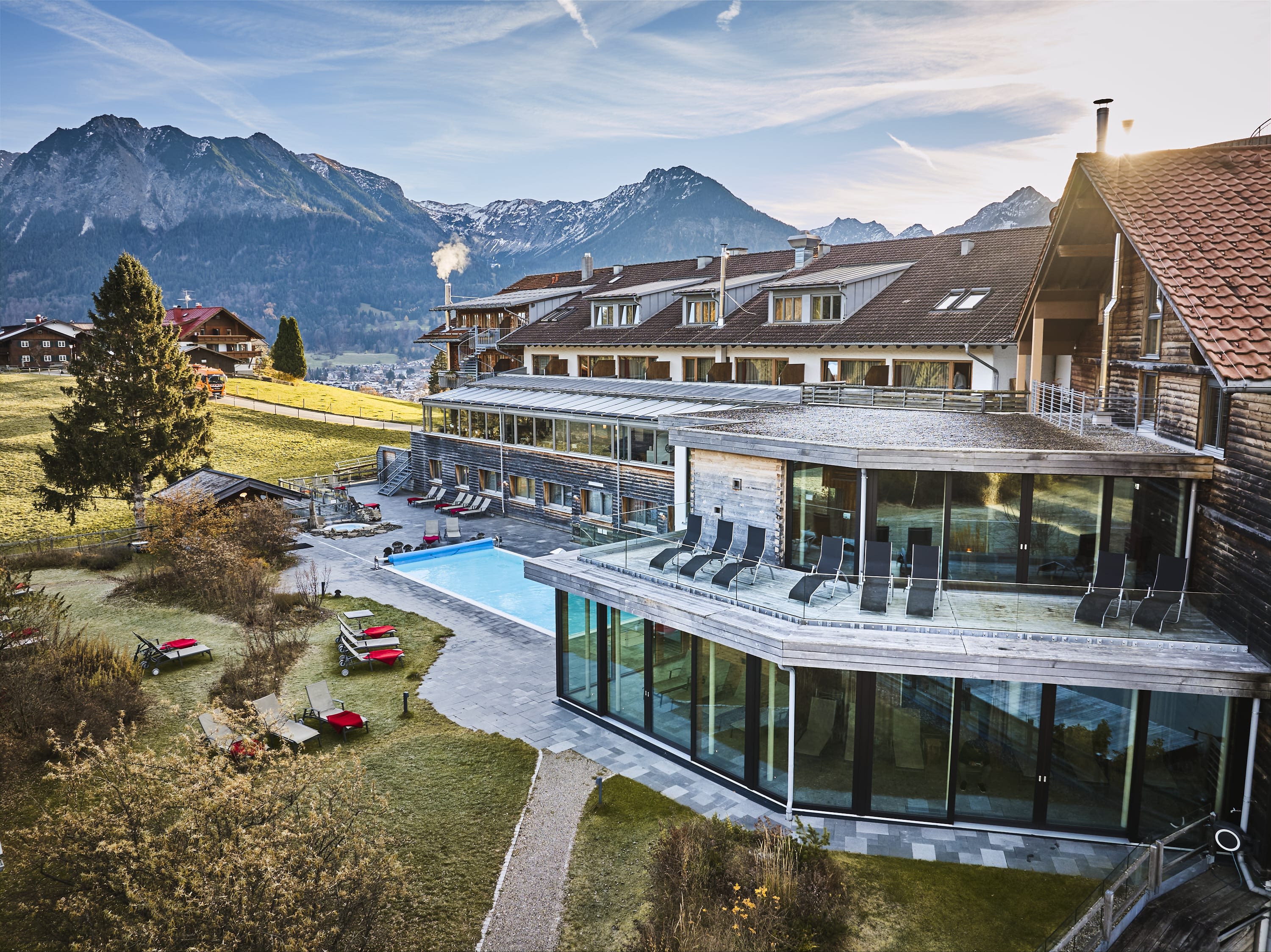 Hotel Oberstdorf Drohne